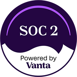 SOC 2 Powered by Vanta Badge